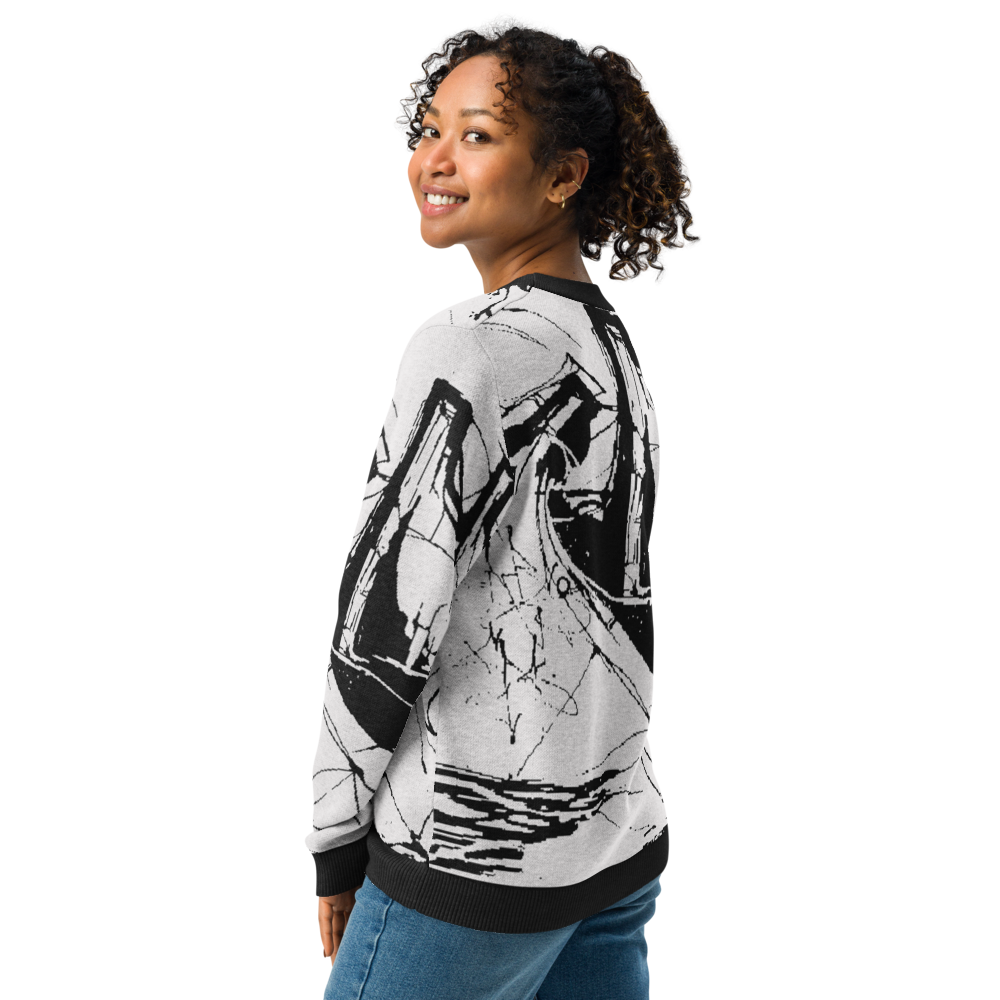 FRAGMNTD / Knitted crew neck sweater