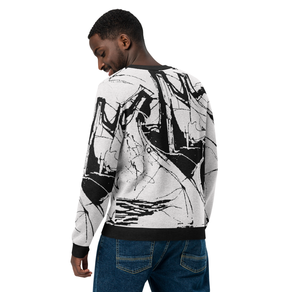 FRAGMNTD / Knitted crew neck sweater