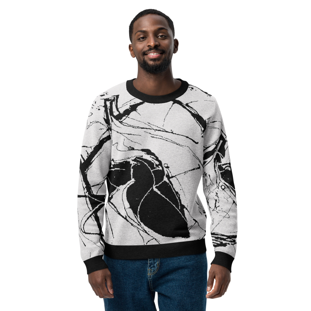 FRAGMNTD / Knitted crew neck sweater