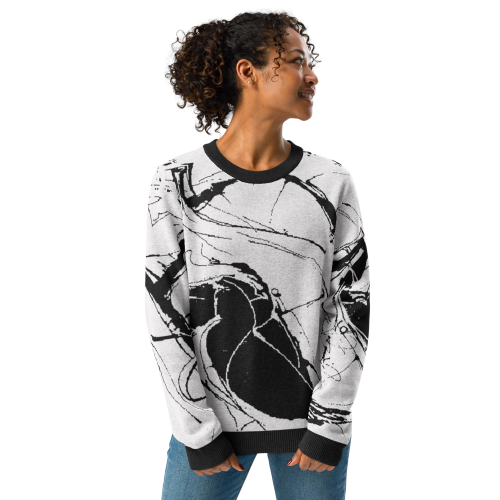 FRAGMNTD / Knitted crew neck sweater