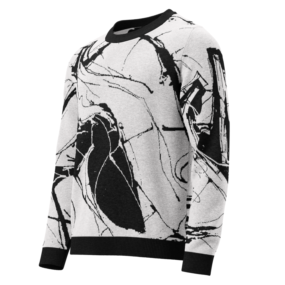 FRAGMNTD / Knitted crew neck sweater