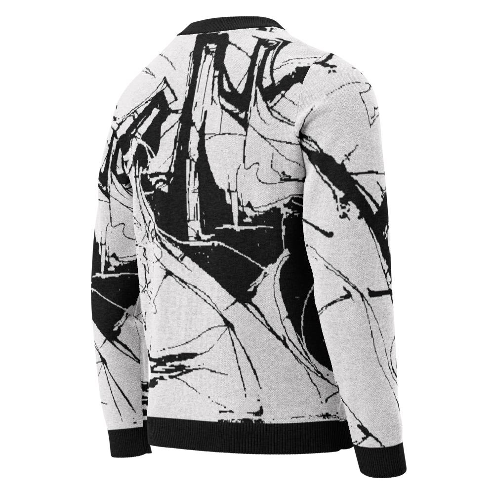 FRAGMNTD / Knitted crew neck sweater