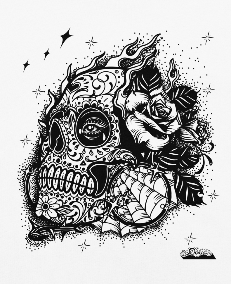 La Calavera Tattoo Design T'