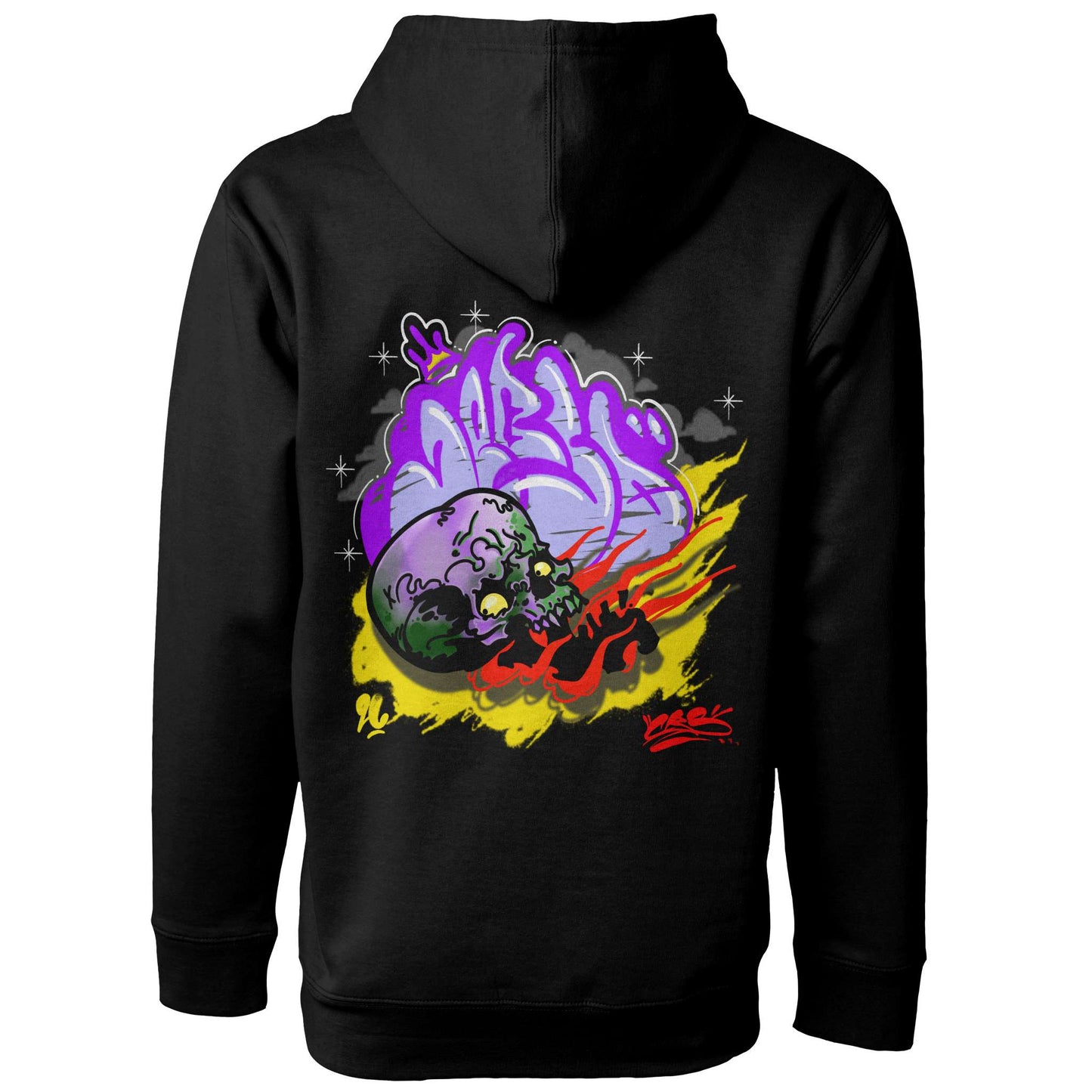 debso tag/skull / gildan pullover hoody