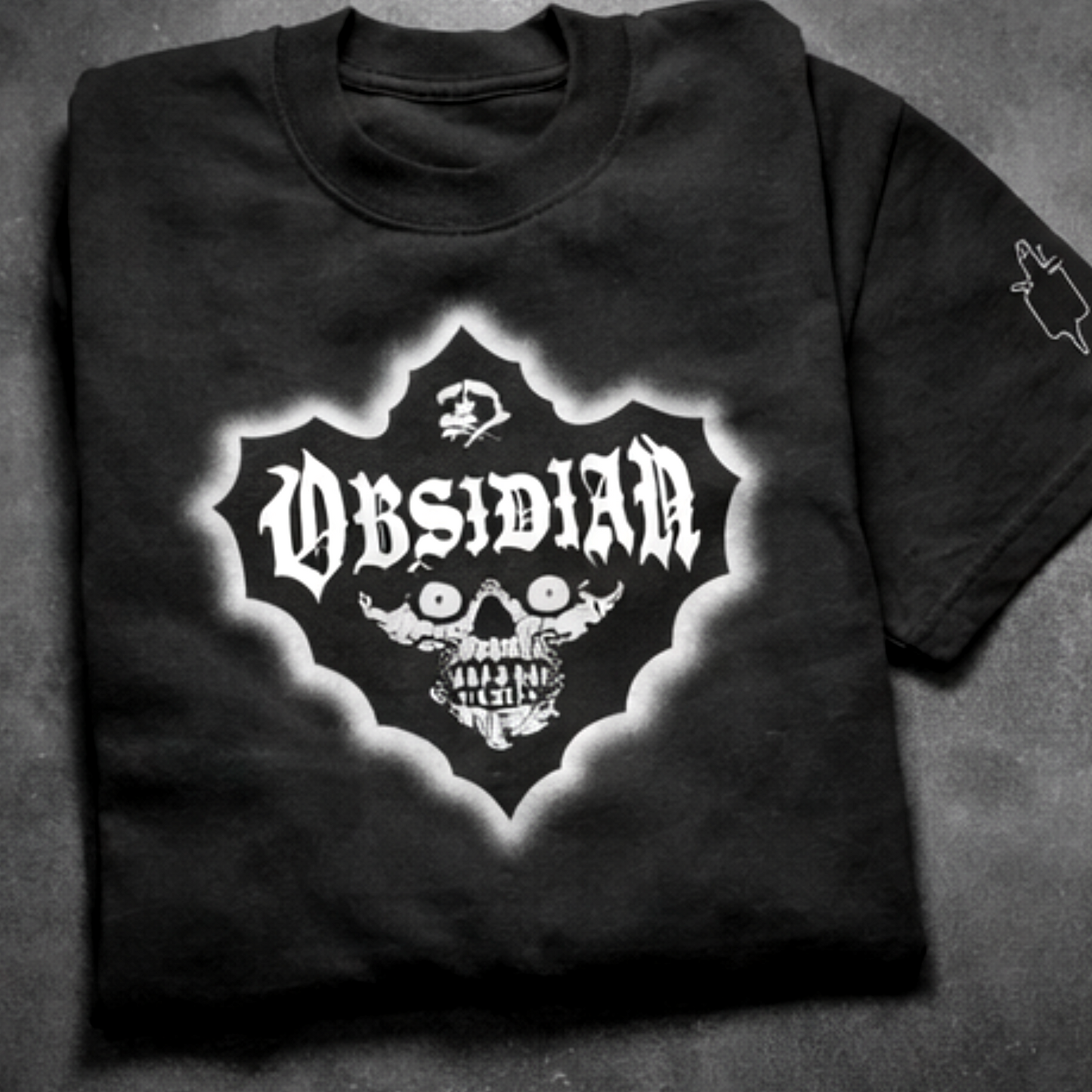 Obsidian Inks logo Tee